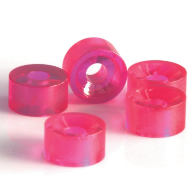 Synthetic Ruby Through-Hole Component