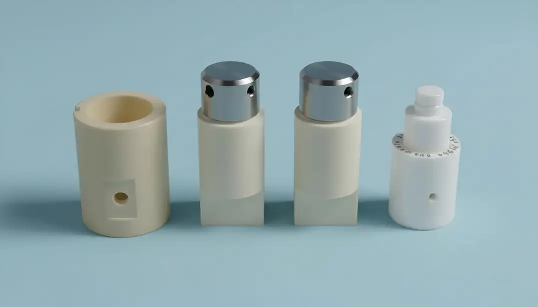 Zirconia Shaft With Ceramic Bushing in High-Wear Applications
