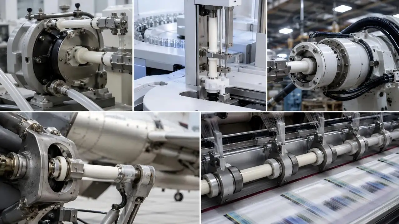 Zirconia Ceramic Shaft and Bushing Assembly: Empowering Wafer Handling and Positioning