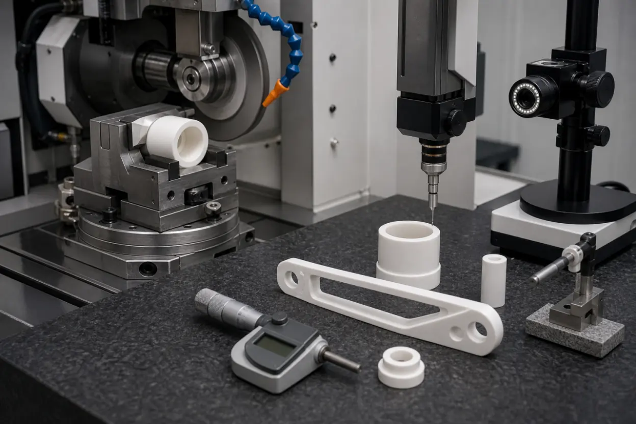 Alumina Ceramic Selection and Machining: Purity, Design and Processing Considerations