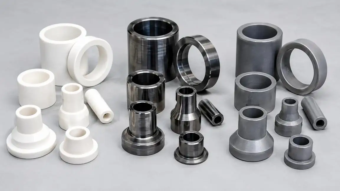 Wear-Resistant Ceramic Parts vs. Hardened Steel and Tungsten Carbide