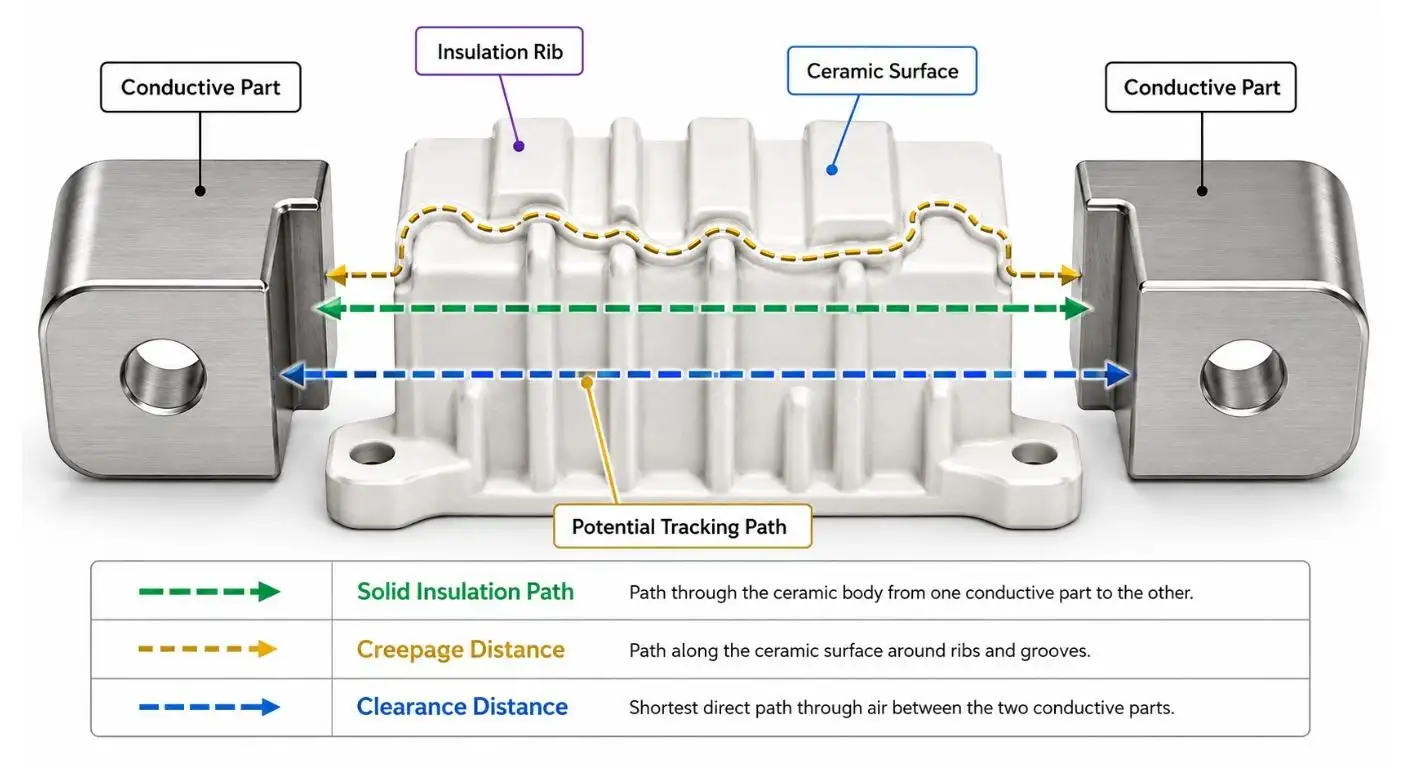 Alumina Ceramic Isolator: Design the Path Before the Voltage Test