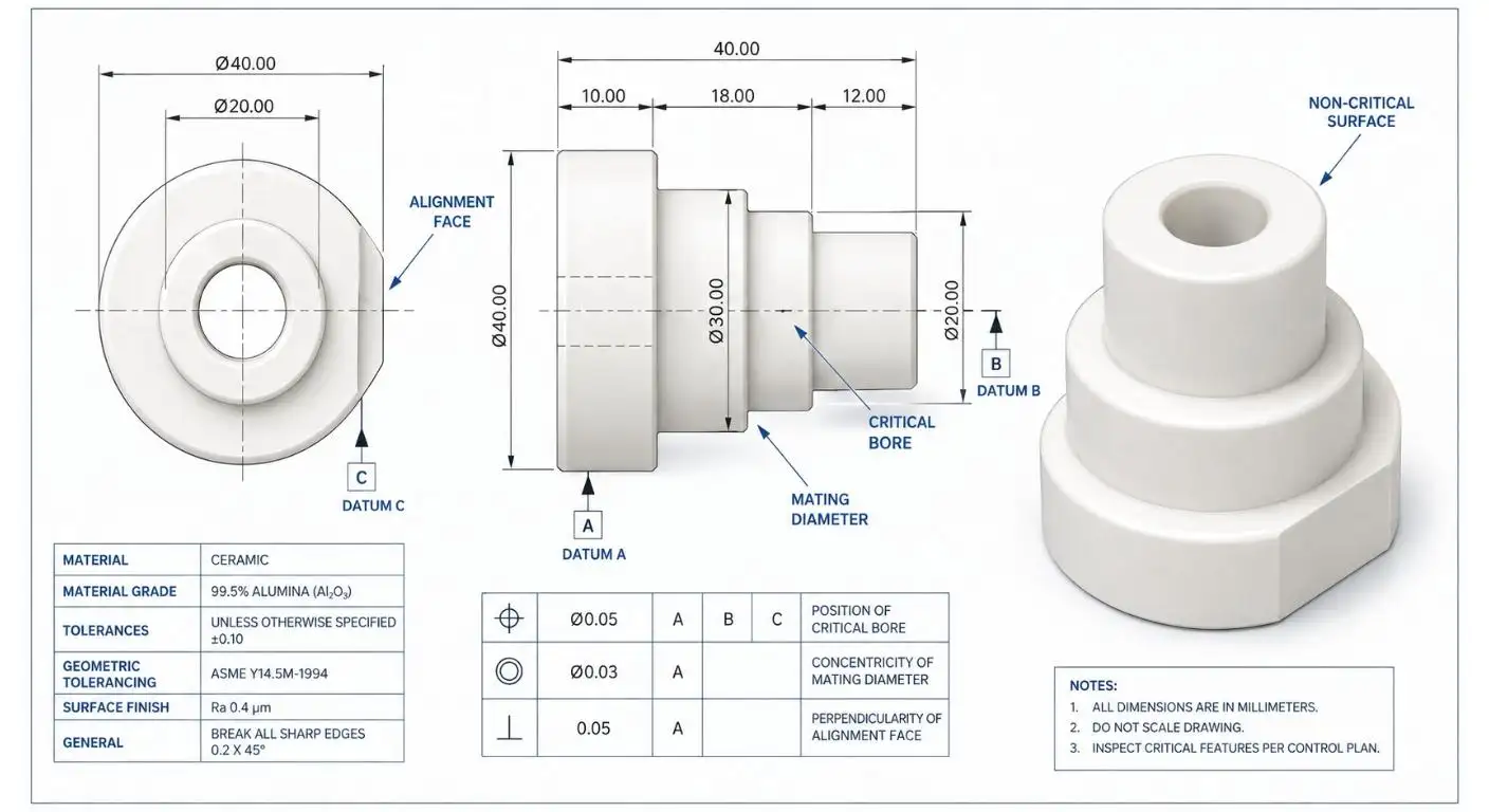 Precision Engineered Ceramics: From Drawing to Repeatable Production